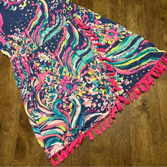 Lilly Pulitzer Jarrett Romper Beach Loot Size Medium Women’s Coastal Beach - Picture 8 of 14